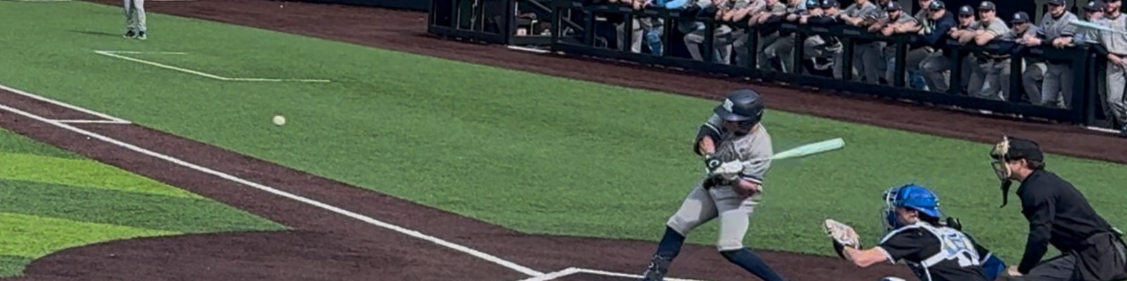 Nic Pepe at bat for University of Maine vs Duke